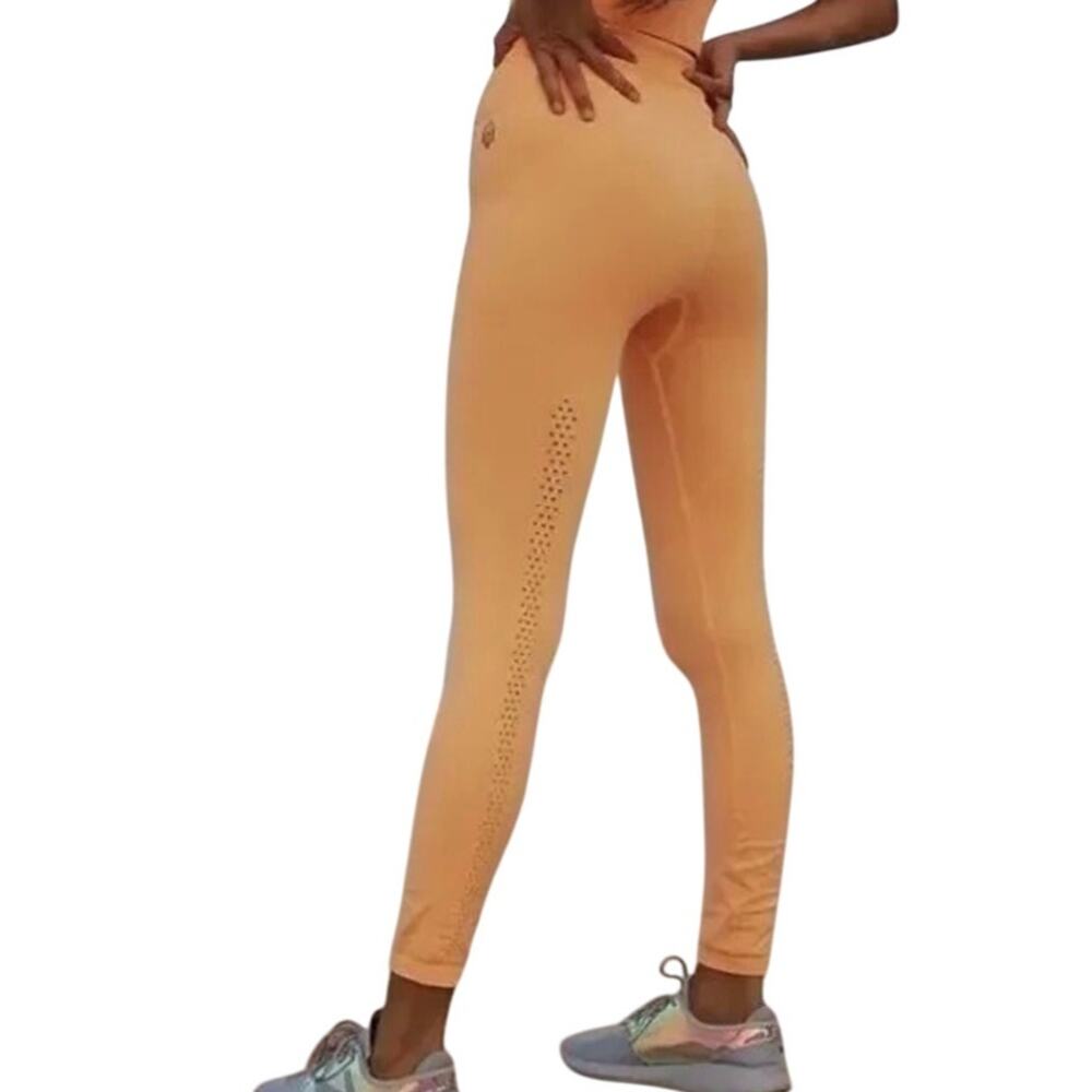 FREE PEOPLE FP Movement High-Rise Good Karma Leggings in Peach XS/S MSRP $80 New